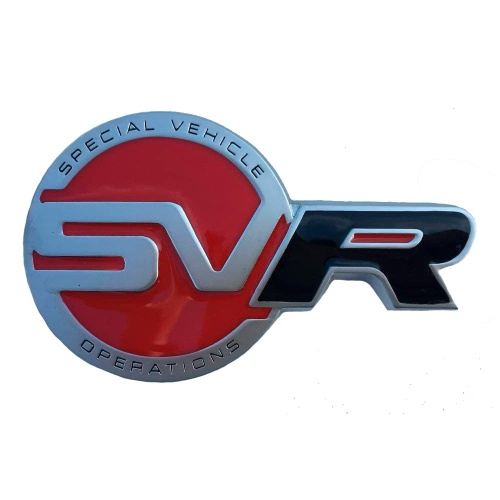 Эмблема SVR (SV красный фон) решетки бампера RRS 13- LR066553