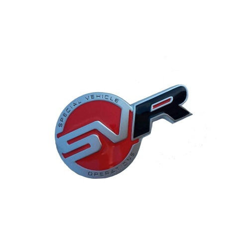 Эмблема SVR (SV красный фон) решетки бампера RRS 13- LR066553 фото 2