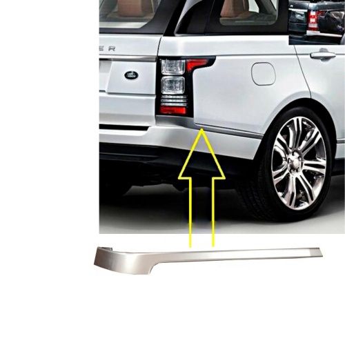 Молдинг заднего бампера правый цвет серебро Range Rover L405 2013-  LR087223 фото 2