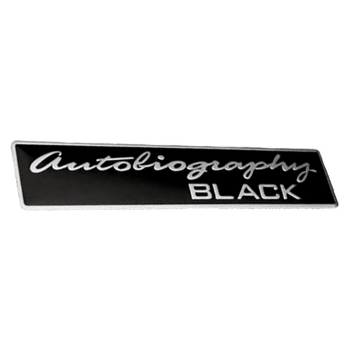 Эмблема задняя Autobiography BLACK для Range Rover 2010- на черном фоне LR020565 фото 2