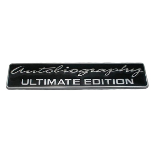 Эмблема задняя Autobiography Ultimate Edition для Range Rover 2010- 2013 на черном фоне LR030967 фото 2