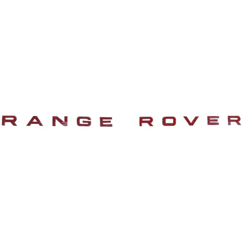 Надпись красная  RANGE ROVER фото 3