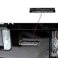 Эмблема задняя Autobiography Ultimate Edition для Range Rover 2010- 2013 на черном фоне LR030967